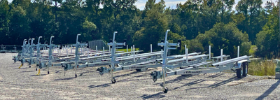 EZ Loader boat trailer repair at Marshall’s Marine SC